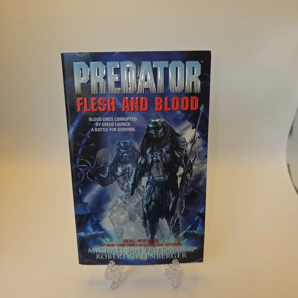 Predator Flesh and Blood Novel Michael Jan Friedman Robert Greenberger 2007 PB‎